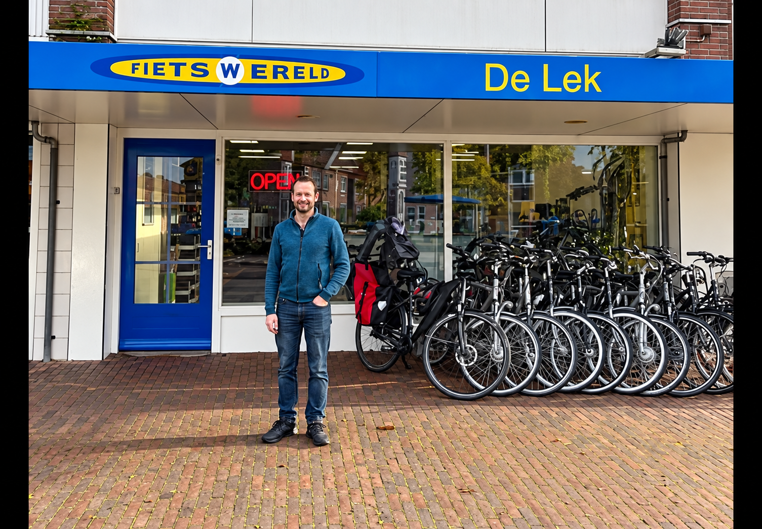 Fietswereld De Lek winkel aan de Hoofdstraat 21 in Krimpen aan de Lek